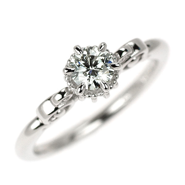 ケイウノ/ディズニー Pt900 ダイヤモンド リング 0.317ct G SI1 3EXHC シンデレラ