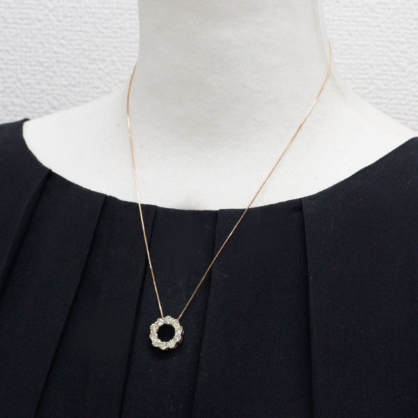 K18PG ダイヤモンド ペンダントネックレス 2.11ct