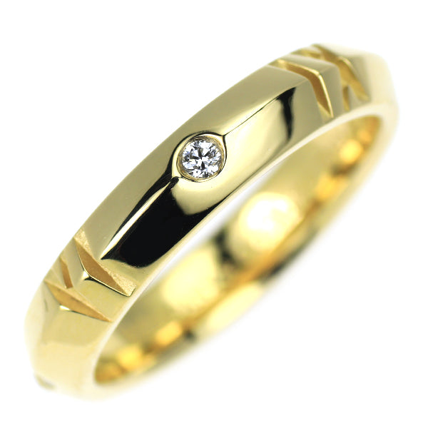 ティファニー K18YG ダイヤモンド リング 0.10ct アトラス X クローズド ナロー