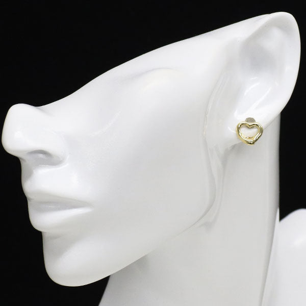 ティファニー K18YG ピアス オープンハート — セルビーオンラインストア 