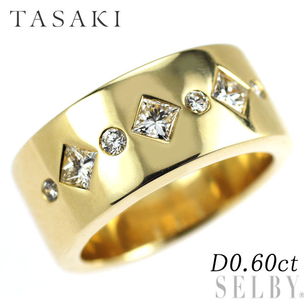 田崎真珠 K18YG ダイヤモンド リング 0.60ct