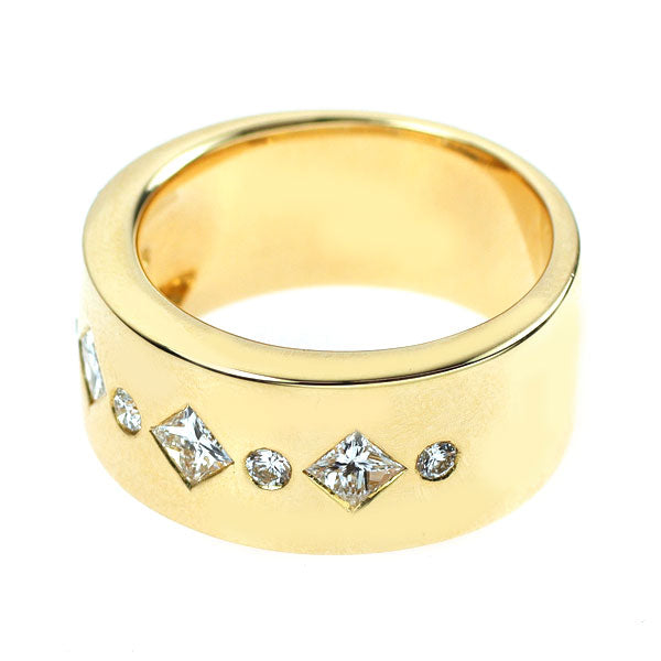 田崎真珠 K18YG ダイヤモンド リング 0.60ct
