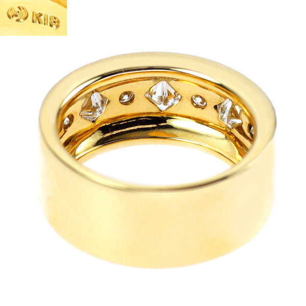 田崎真珠 K18YG ダイヤモンド リング 0.60ct