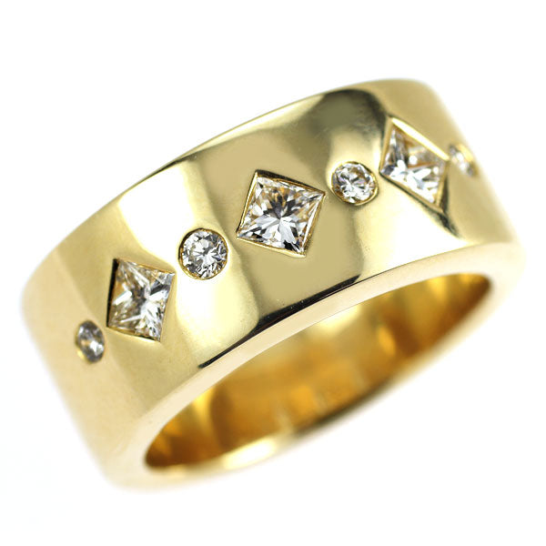 田崎真珠 K18YG ダイヤモンド リング 0.60ct