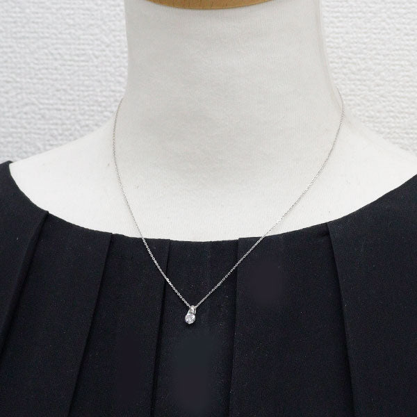 ロイヤルアッシャー Pt900/ Pt850 ダイヤモンド ペンダントネックレス 0.35ct