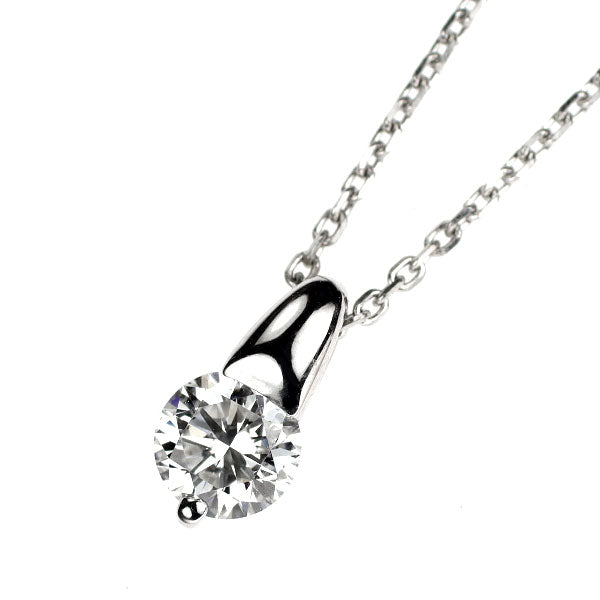 ロイヤルアッシャー Pt900/ Pt850 ダイヤモンド ペンダントネックレス 0.35ct