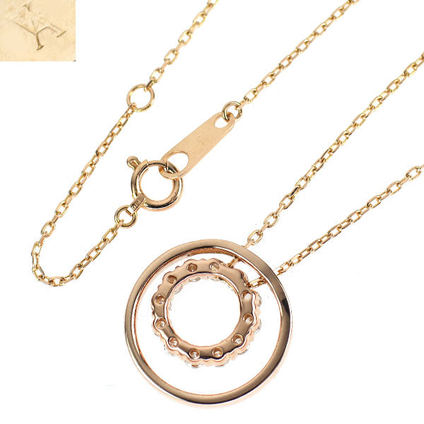 ヴァンドーム青山 K18PG ダイヤモンド ペンダントネックレス 0.40ct