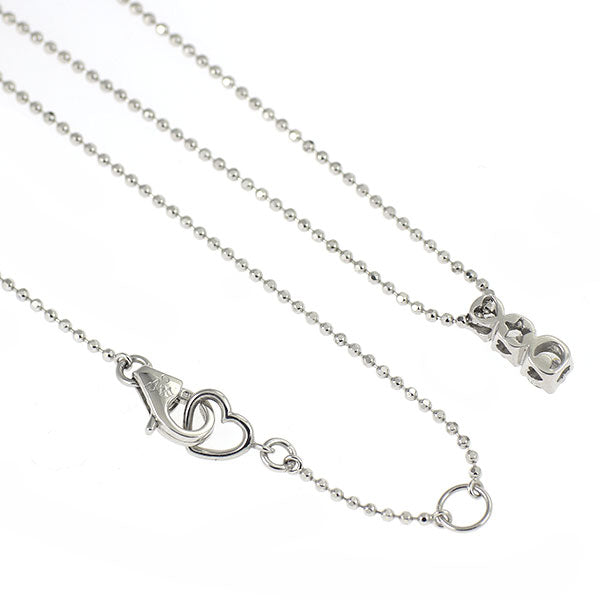 ポンテヴェキオ K18WG ダイヤモンド ペンダントネックレス 0.22ct
