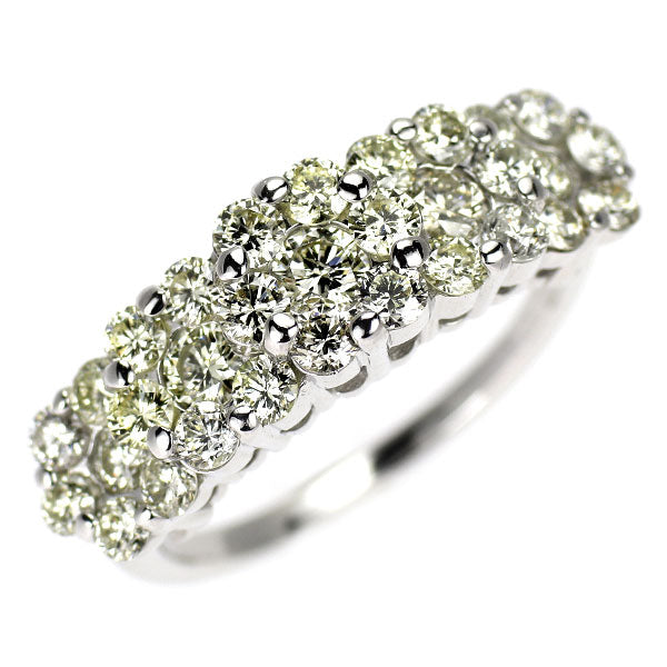 K18WG ダイヤモンド リング 1.50ct