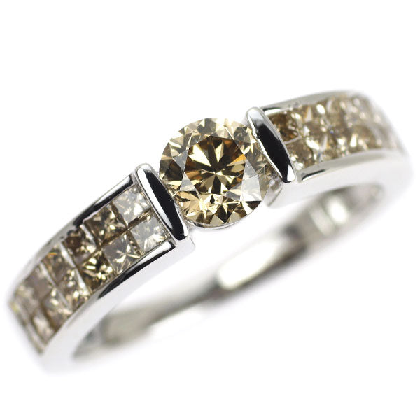 K18WG ダイヤモンド リング 0.39ct
