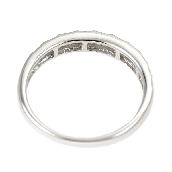 K18WG ダイヤモンド リング 0.20ct ハーフエタニティ