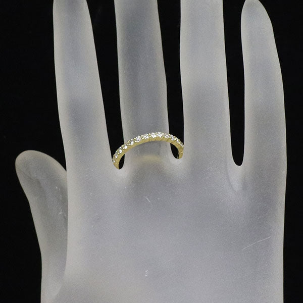 K18YG ダイヤモンド リング 0.67ct セミエタニティ