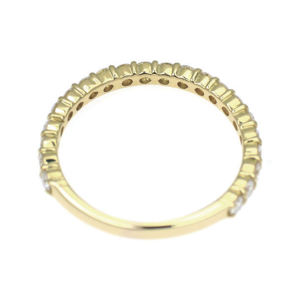 K18YG ダイヤモンド リング 0.67ct セミエタニティ