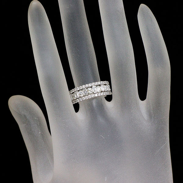 K18WG ダイヤモンド リング 1.80ct