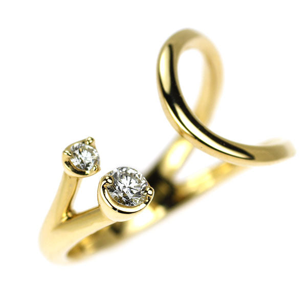 小寺智子 K18YG ダイヤモンド リング 0.09ct  ピンキー