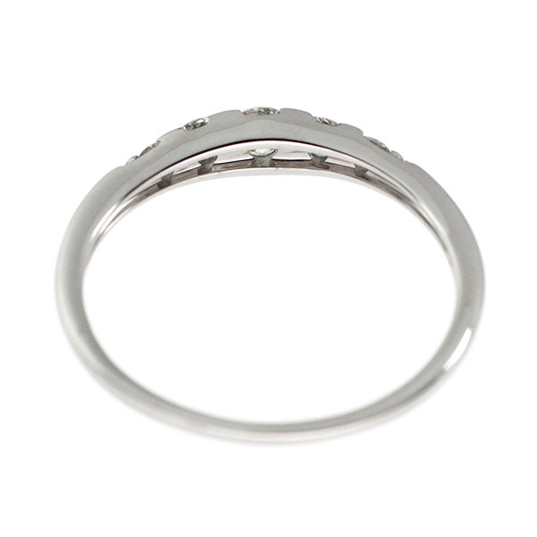 Pt900 H＆C ダイヤモンド リング 0.30ct  一文字