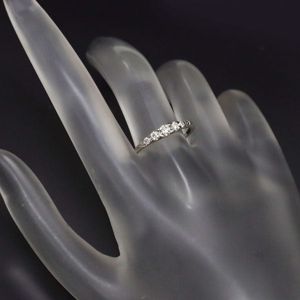 Pt900 H＆C ダイヤモンド リング 0.30ct  一文字