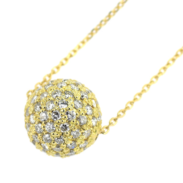 K18YG ダイヤモンド ペンダントネックレス 1.05ct