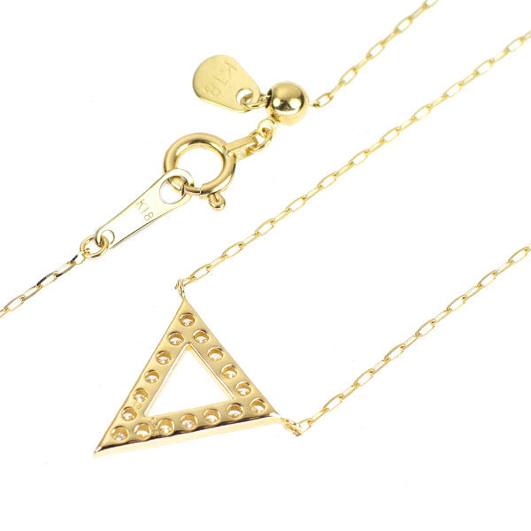 K18YG ダイヤモンド ペンダントネックレス 0.25ct