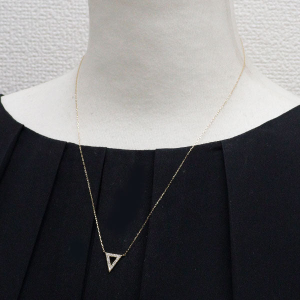 K18YG ダイヤモンド ペンダントネックレス 0.25ct
