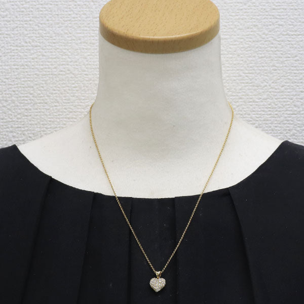 ゆきざき K18YG ダイヤモンド ペンダントネックレス 0.70ct クール