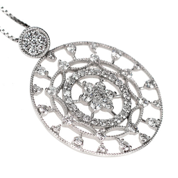 Pt900/ Pt850 ダイヤモンド ペンダントネックレス 2.05ct