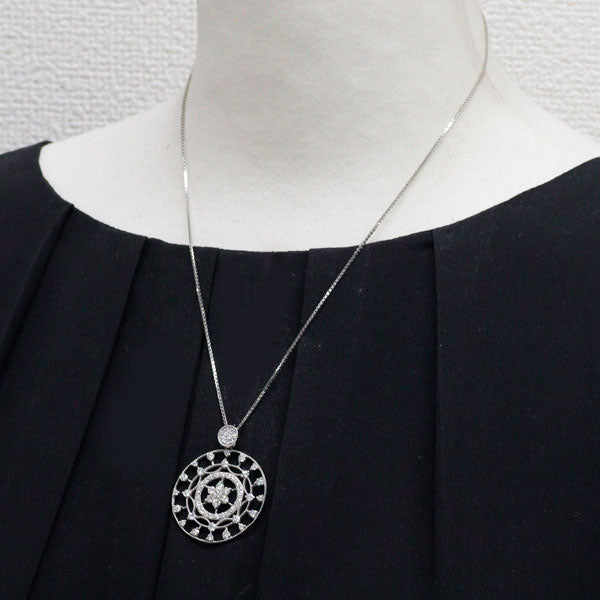 Pt900/ Pt850 ダイヤモンド ペンダントネックレス 2.05ct