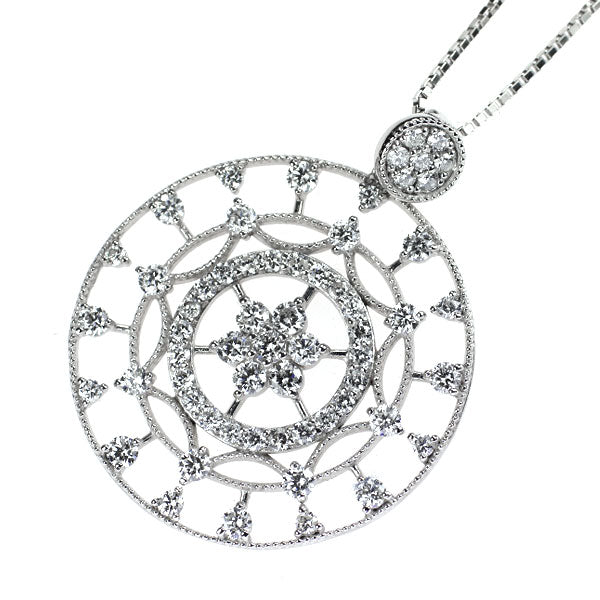 Pt900/ Pt850 ダイヤモンド ペンダントネックレス 2.05ct