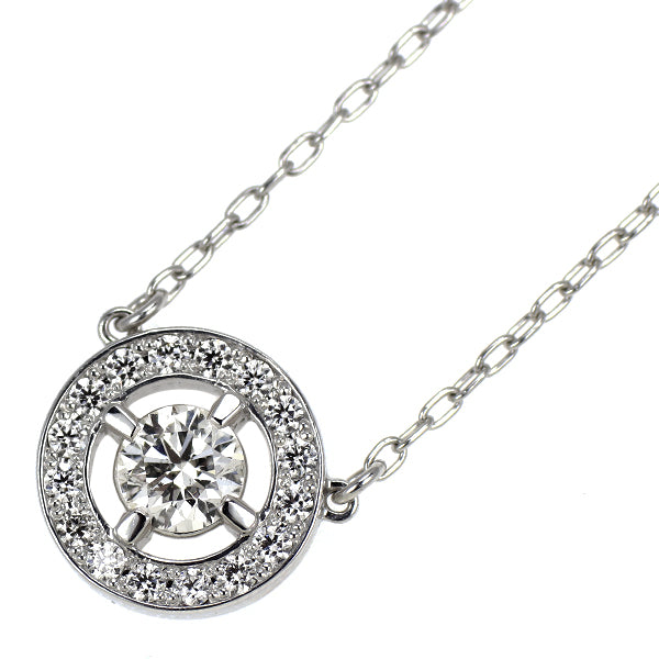 ベリテ K18WG ダイヤモンド ペンダントネックレス 0.308ct D0.16ct