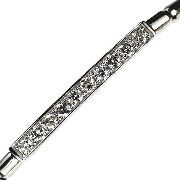 Pt900/ Pt850 ダイヤモンド ブレスレット 0.30ct 伸縮式