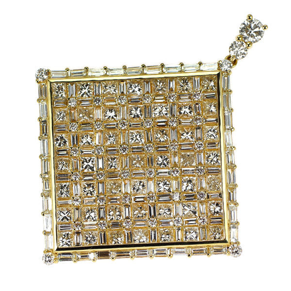 K18YG ダイヤモンド ペンダントトップ 10.00ct — セルビーオンラインストア