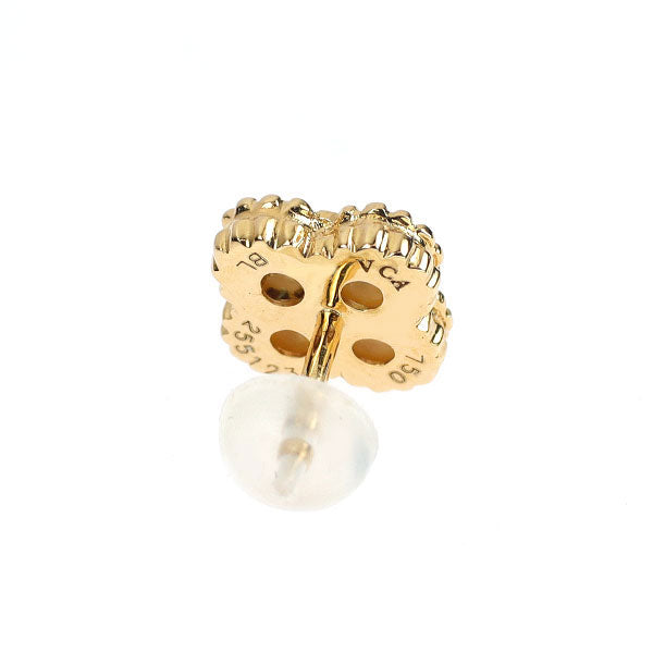 ヴァンクリーフ＆アーペル K18YG シェル ピアス スウィート