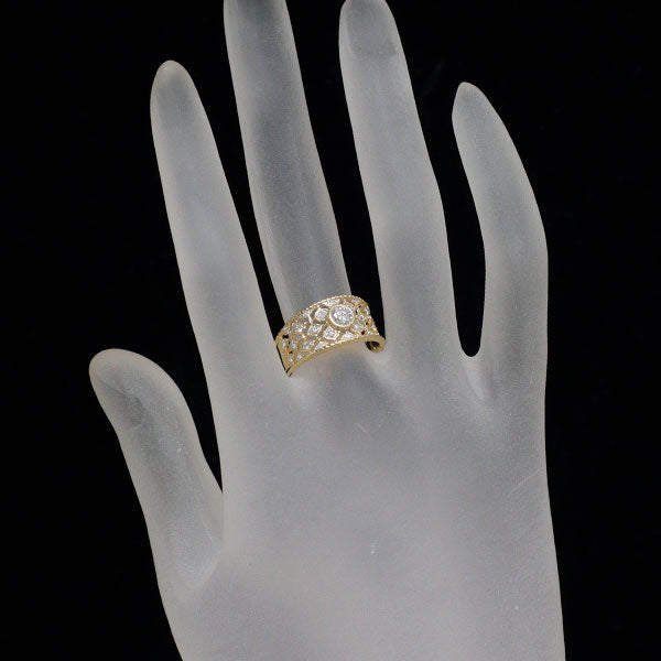 K18YG ダイヤモンド リング 0.45ct