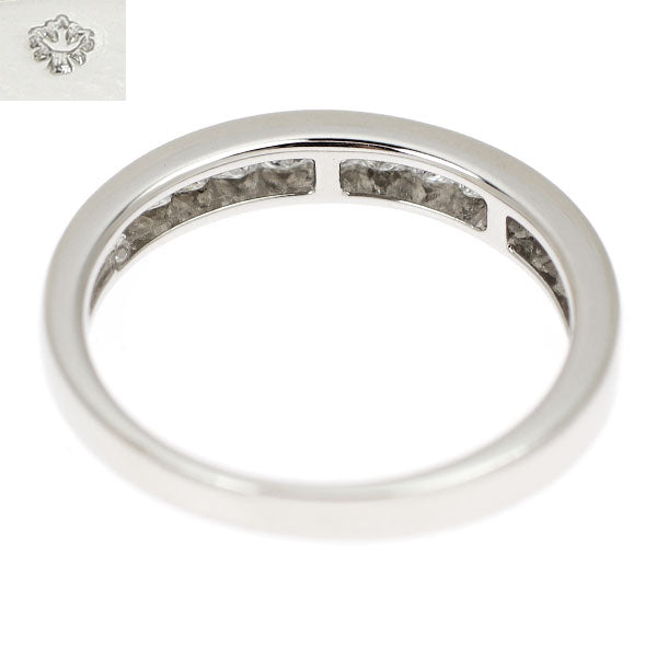 カナディアンダイヤ Pt950 ダイヤモンド リング 0.50ct ハーフエタニティ