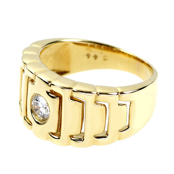 K18YG ダイヤモンド リング 0.44ct