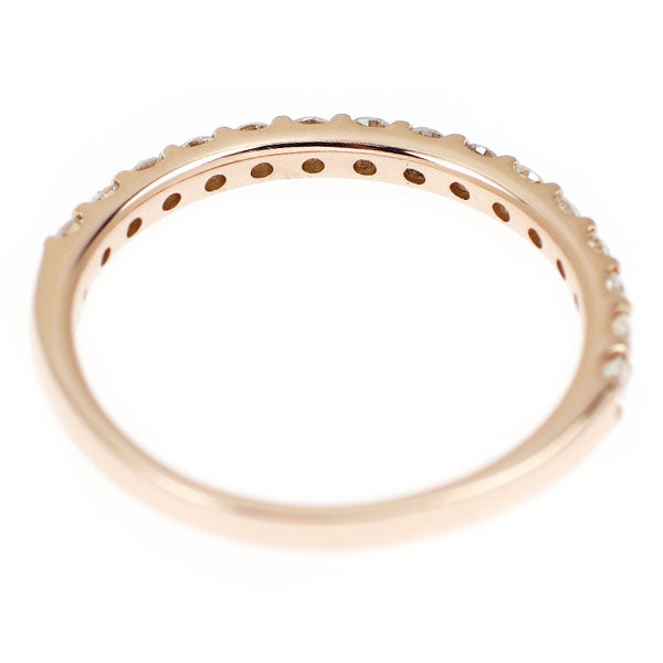 K18PG ダイヤモンド リング 0.30ct ハーフエタニティ