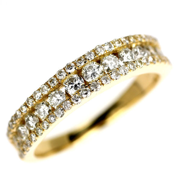 K18YG ダイヤモンド リング 0.64ct