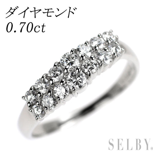 天然 ダイヤモンド クラシックテイスト リング 計0.70ct PT900 Pt900 ダイヤモンド リング 0.70ct — セルビーオンラインストア