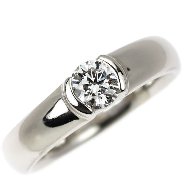 ティファニー Pt950 ダイヤモンド リング 0.35ct G VS2 VG/VG ドッツ ソリティア