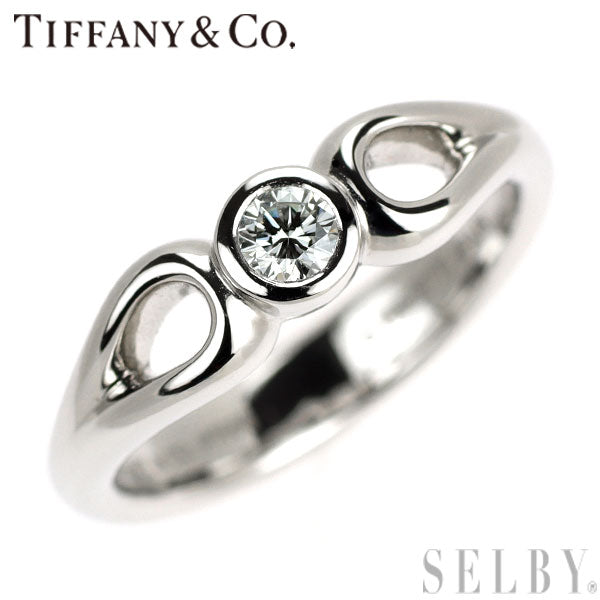 ティファニー ダイヤモンドリング Pt950 ダブルティアドロップ 14号 ティファニー ダイヤモンドリング Pt950 ダブルティアドロップ 14号