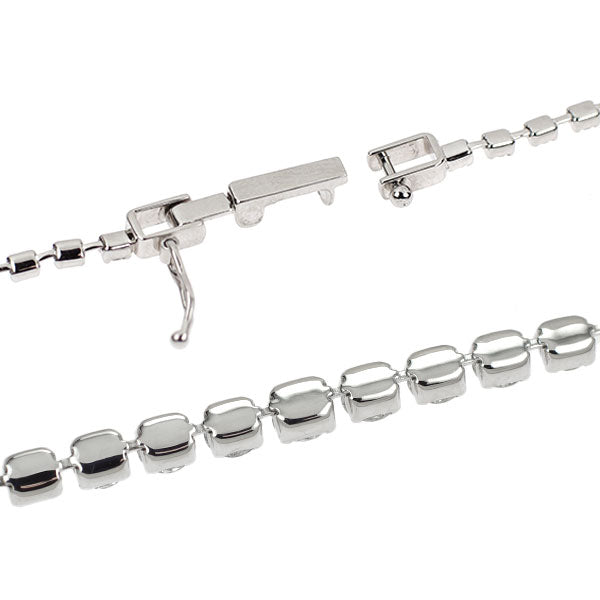 Pt850 ダイヤモンド ネックレス 5.00ct テニス
