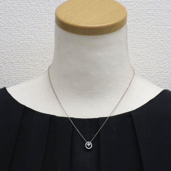 Pt900/ Pt850 ダイヤモンド ペンダントネックレス 0.163ct D0.087ct