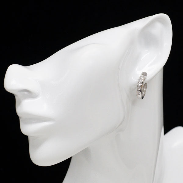 Pt900 ダイヤモンド フープ ピアス 1.02ct