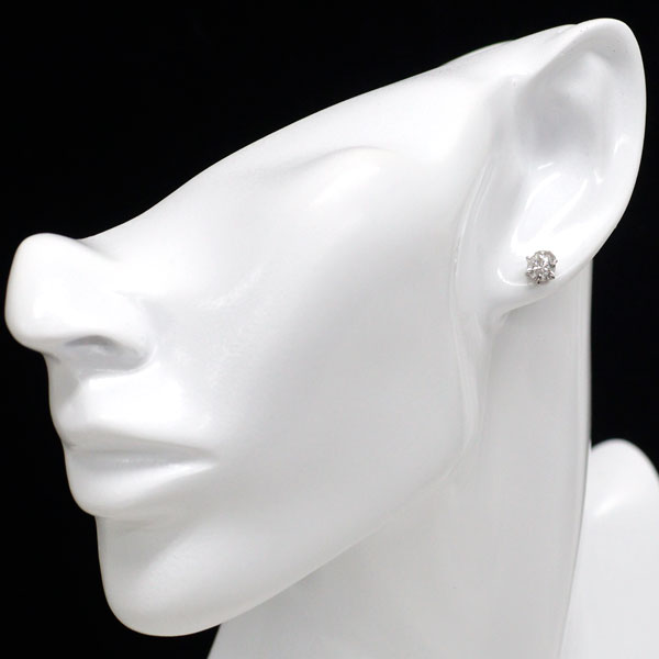 Pt900 ダイヤモンド ピアス 1.04ct スタッド