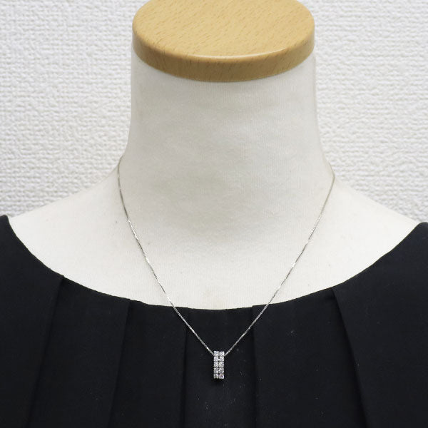 Pt900/ Pt850 ダイヤモンド ペンダントネックレス 0.40ct