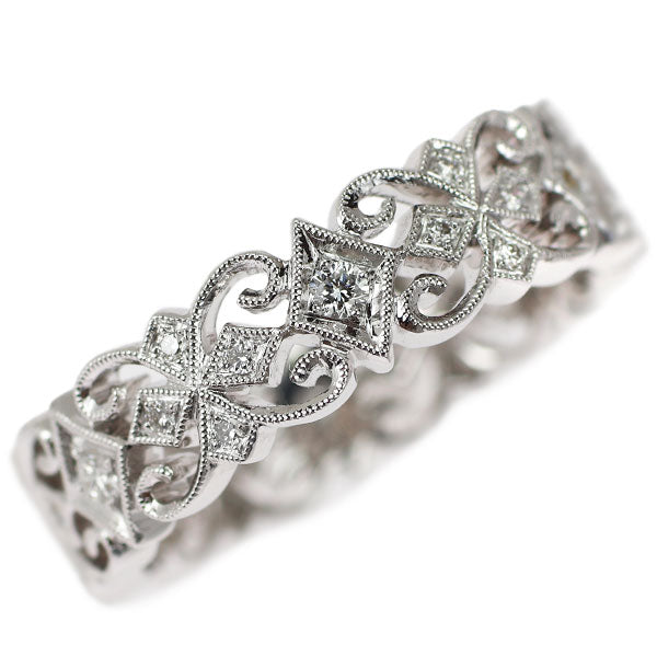 カールブラックバーン K18WG ダイヤモンド リング 0.26ct
