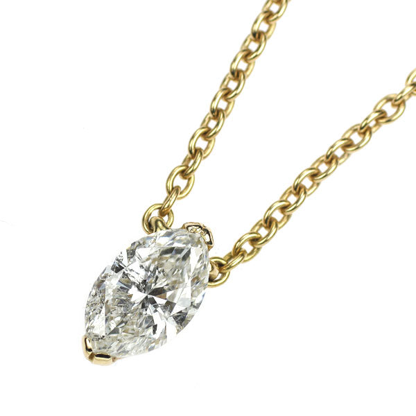 平和堂貿易 K18YG ダイヤモンド ペンダントネックレス 1.01ct