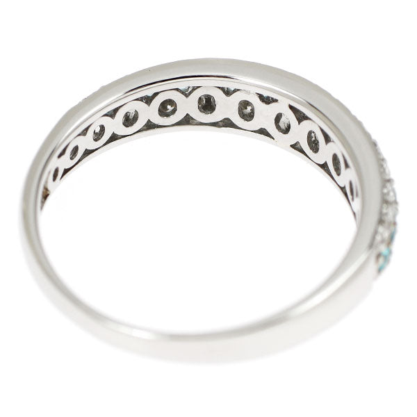 Pt900 パライバトルマリン ダイヤモンド リング 0.15ct D0.35ct