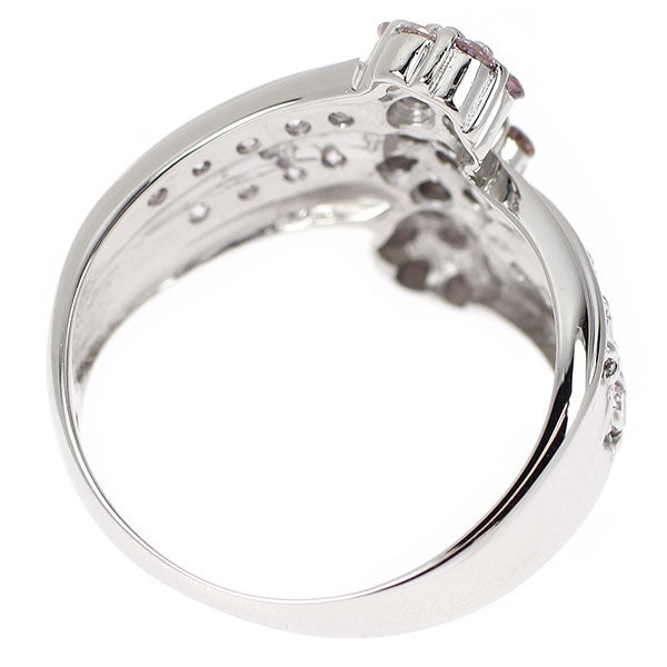 希少 Pt900 天然ピンクダイヤモンド リング 0.82ct