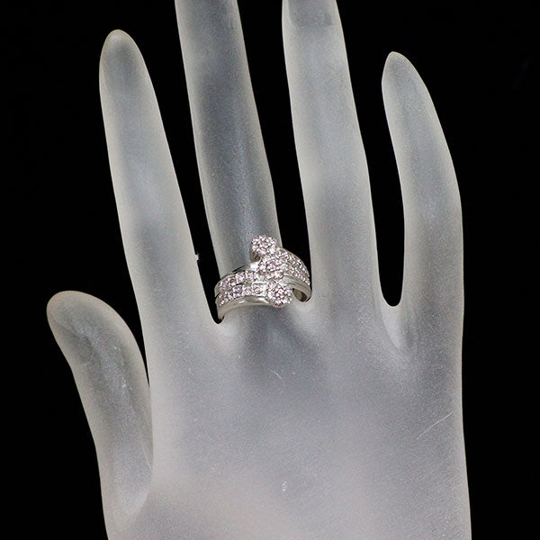 希少 Pt900 天然ピンクダイヤモンド リング 0.82ct